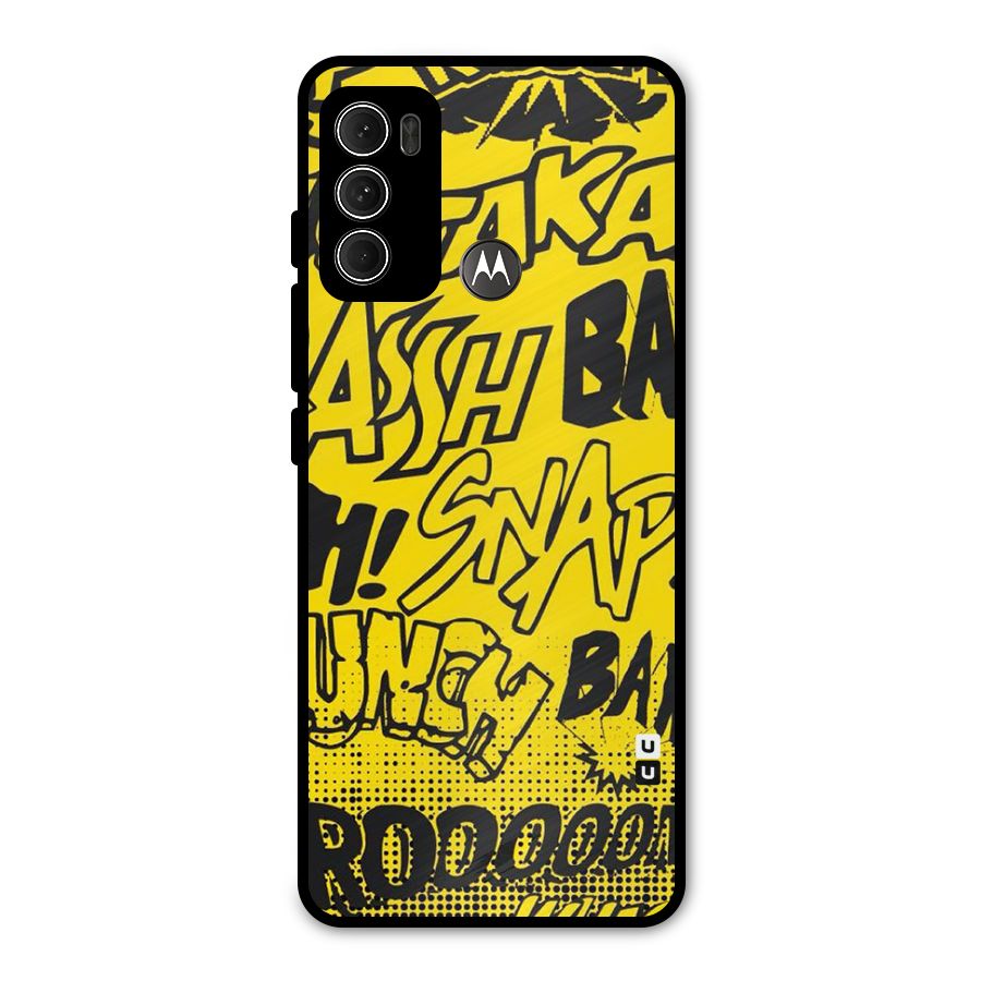 Vroom Snap Metal Back Case for Moto G60