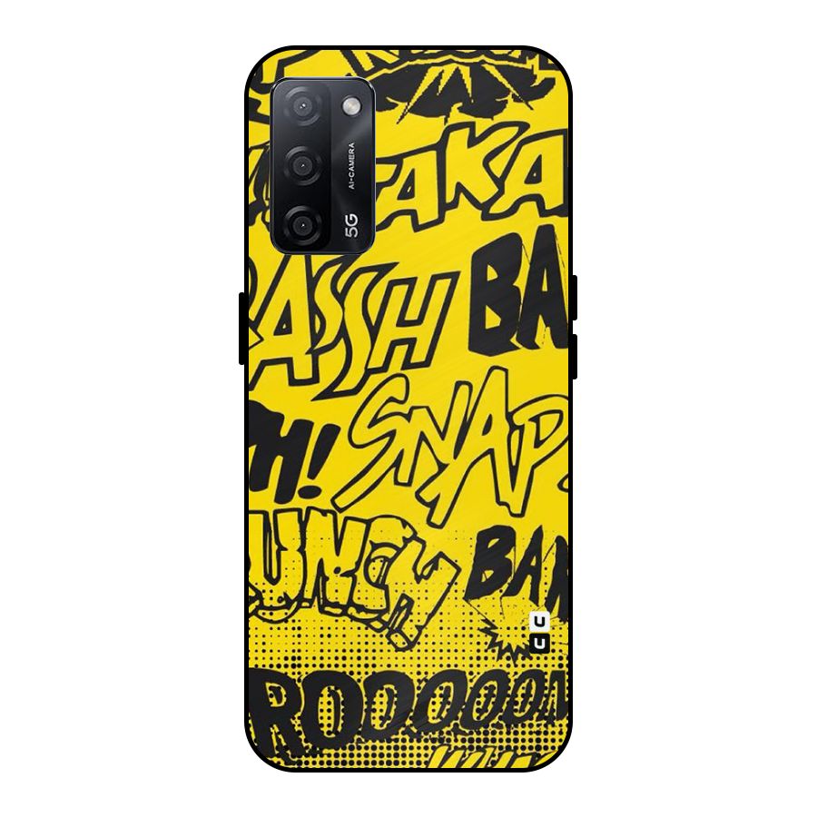 Vroom Snap Metal Back Case for Oppo A53s 5G
