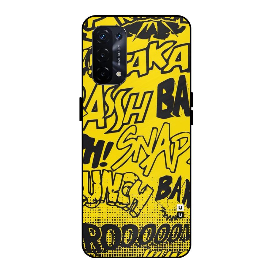 Vroom Snap Metal Back Case for Oppo A74 5G
