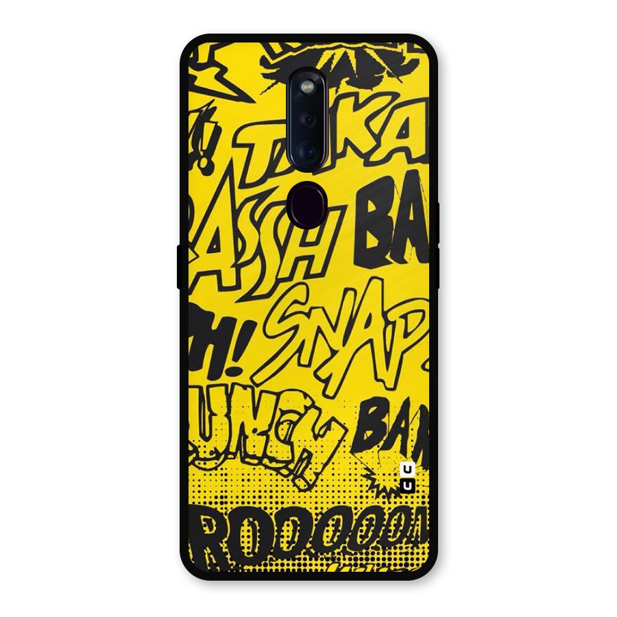 Vroom Snap Metal Back Case for Oppo F11 Pro