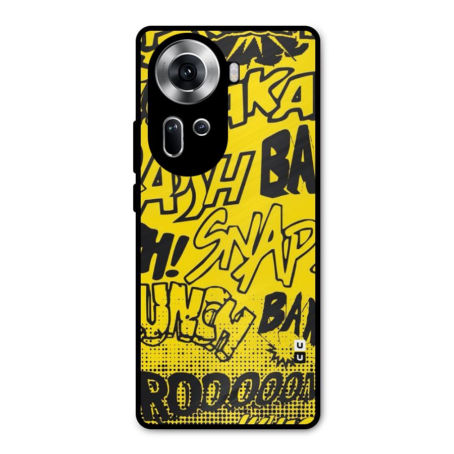Vroom Snap Metal Back Case for Oppo Reno11 5G