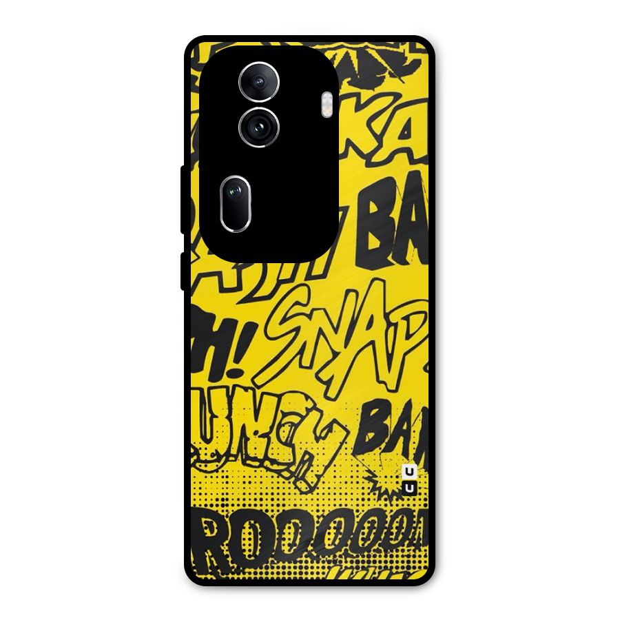 Vroom Snap Metal Back Case for Oppo Reno11 Pro 5G