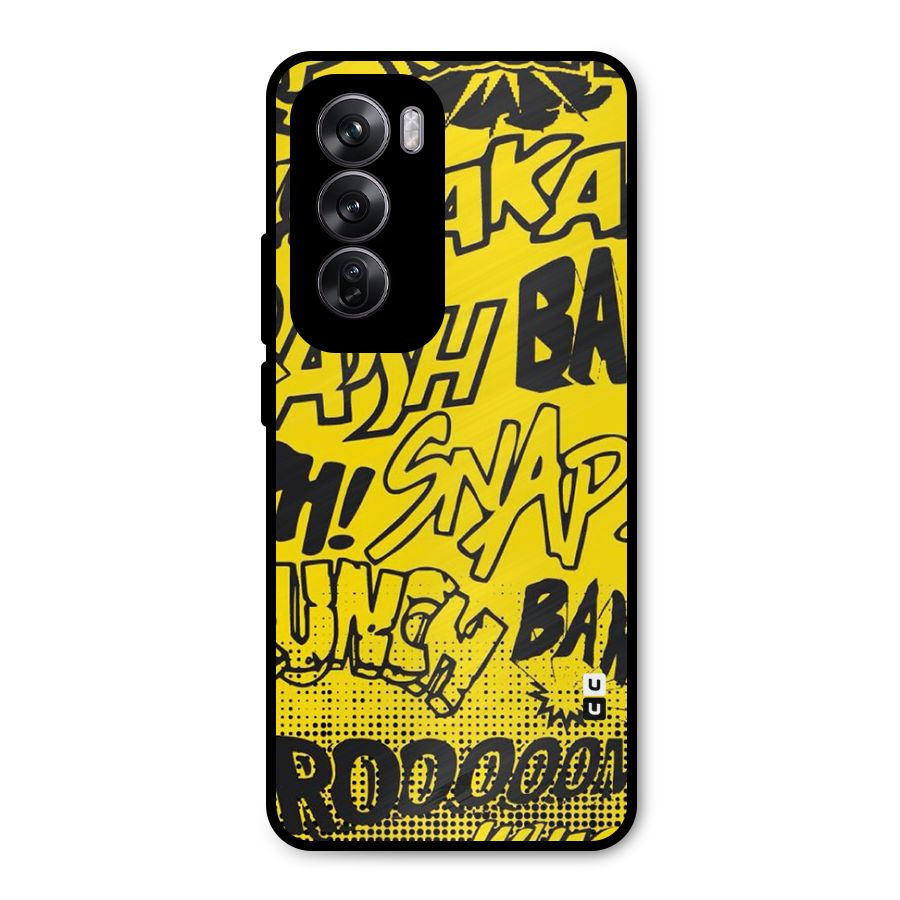 Vroom Snap Metal Back Case for Oppo Reno12 Pro