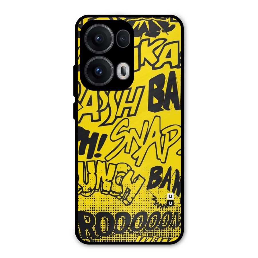 Vroom Snap Metal Back Case for Oppo Reno13 Pro