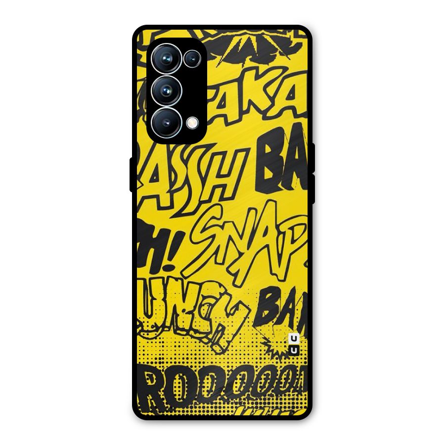 Vroom Snap Metal Back Case for Oppo Reno5 Pro 5G
