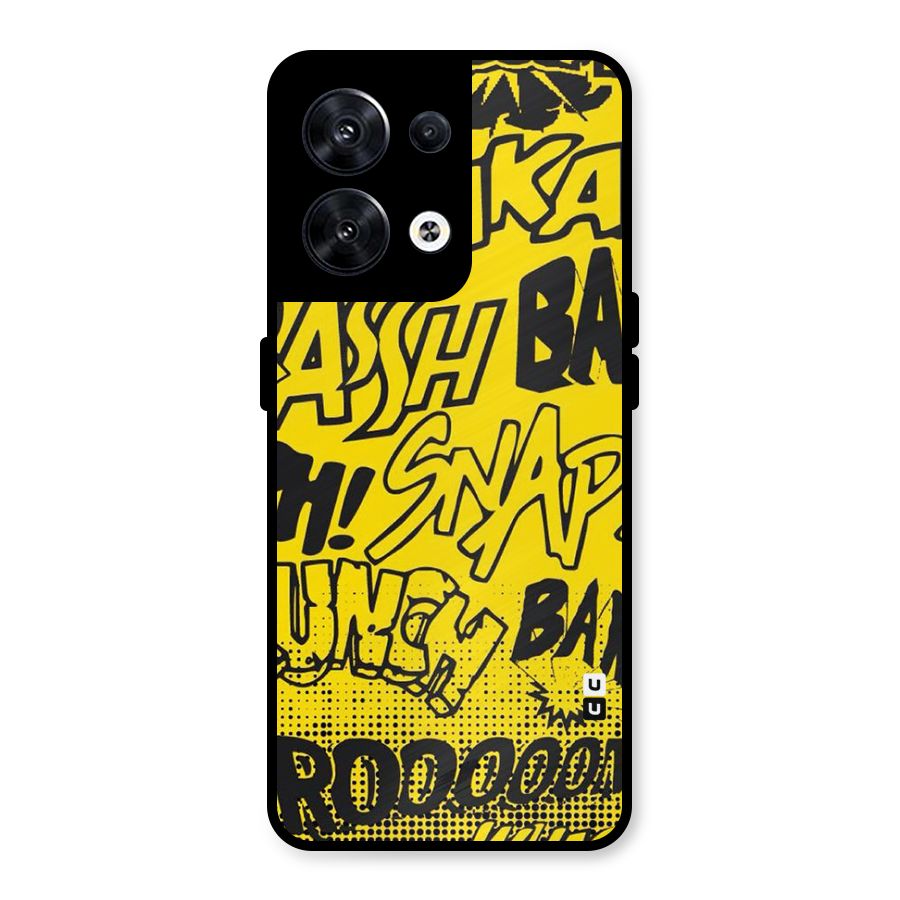 Vroom Snap Metal Back Case for Oppo Reno8 5G