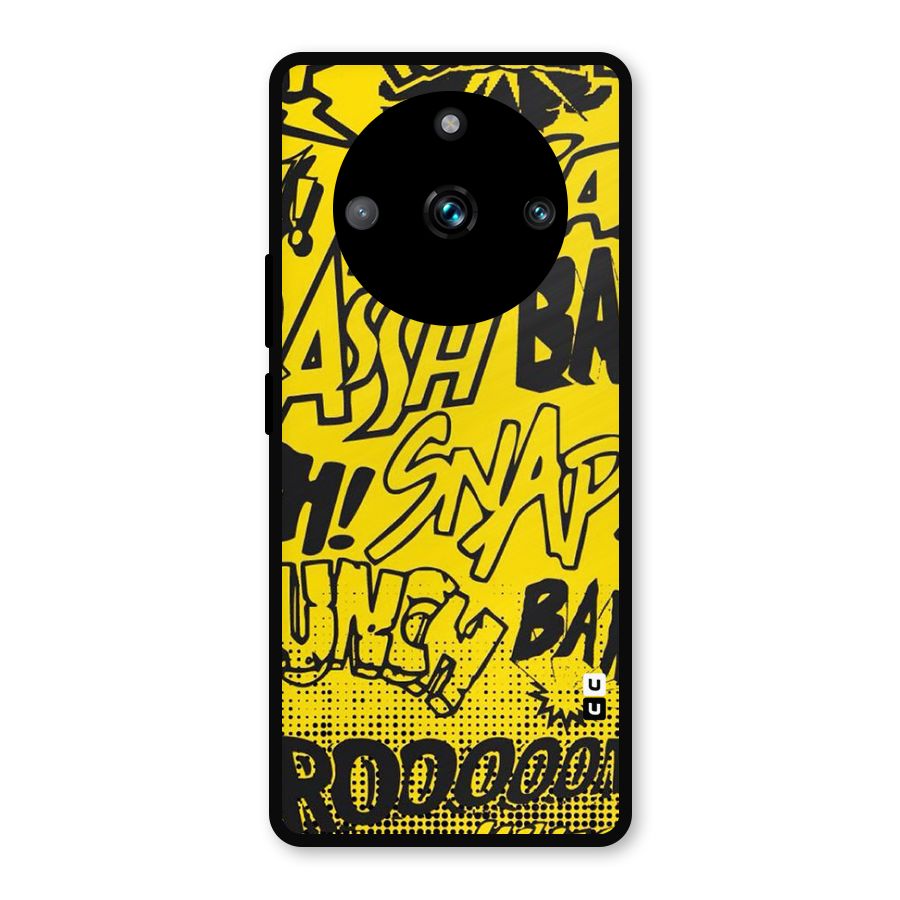 Vroom Snap Metal Back Case for Realme 11 Pro