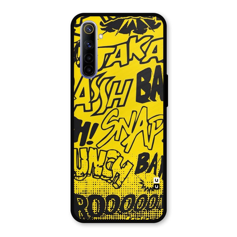 Vroom Snap Metal Back Case for Realme 6