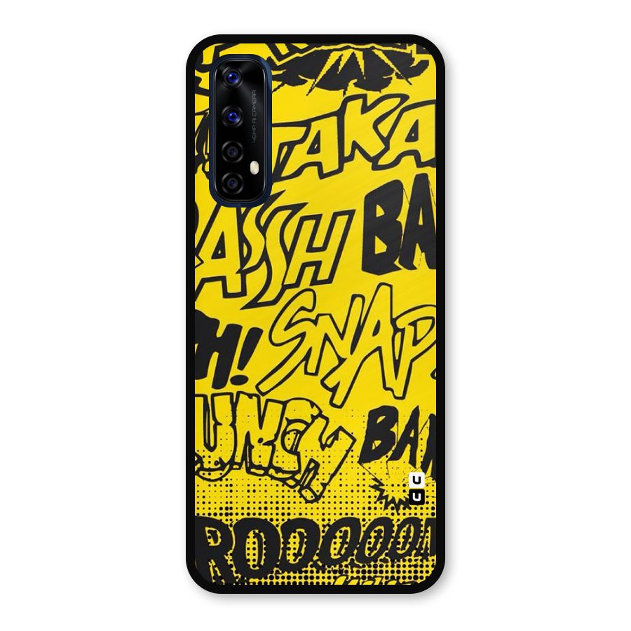 Vroom Snap Metal Back Case for Realme 7