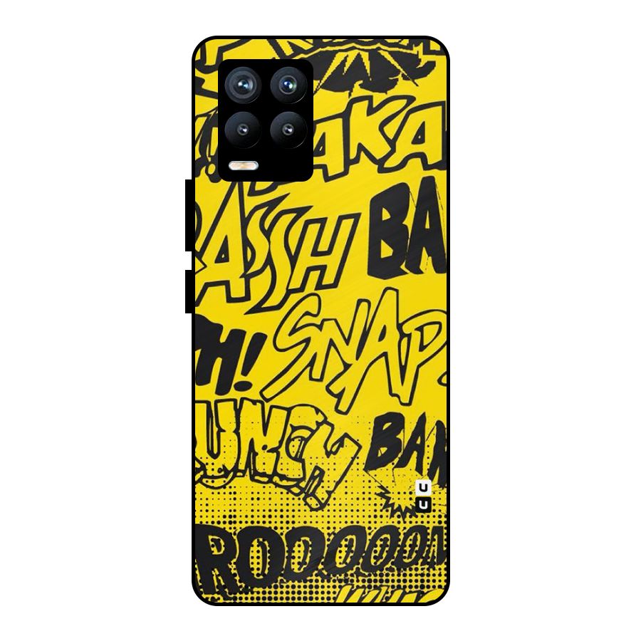 Vroom Snap Metal Back Case for Realme 8 Pro