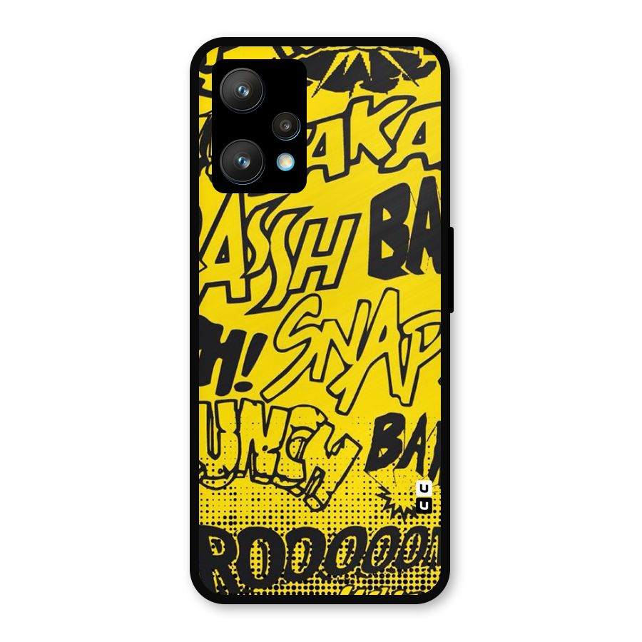 Vroom Snap Metal Back Case for Realme 9