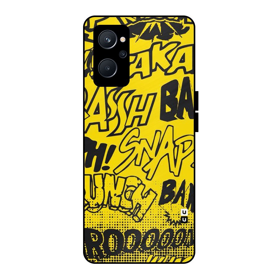 Vroom Snap Metal Back Case for Realme 9i 5G
