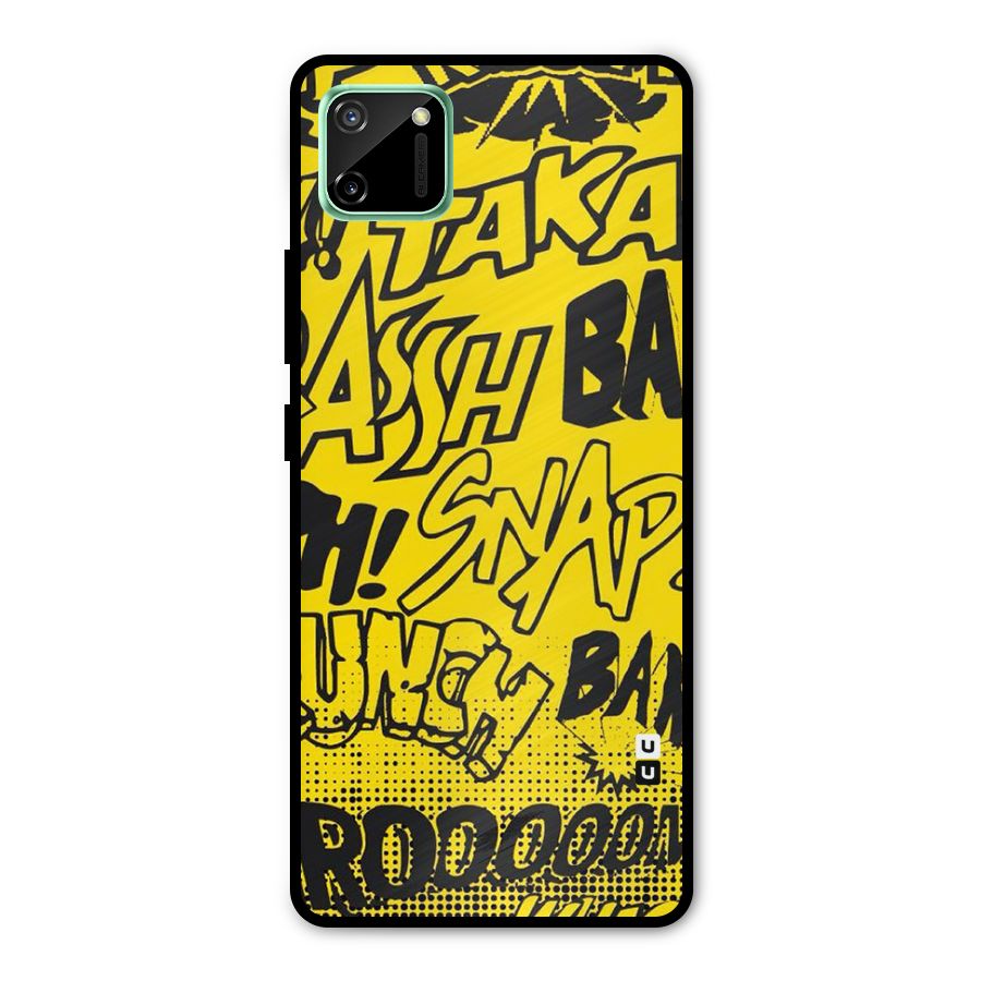 Vroom Snap Metal Back Case for Realme C11