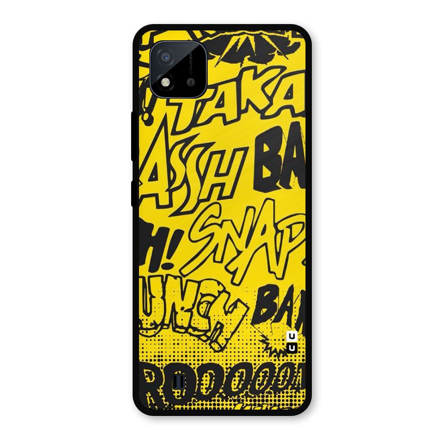 Vroom Snap Metal Back Case for Realme C11 2021