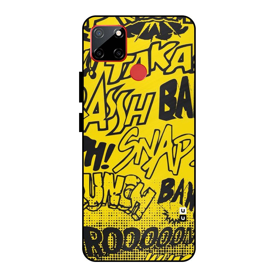 Vroom Snap Metal Back Case for Realme C12