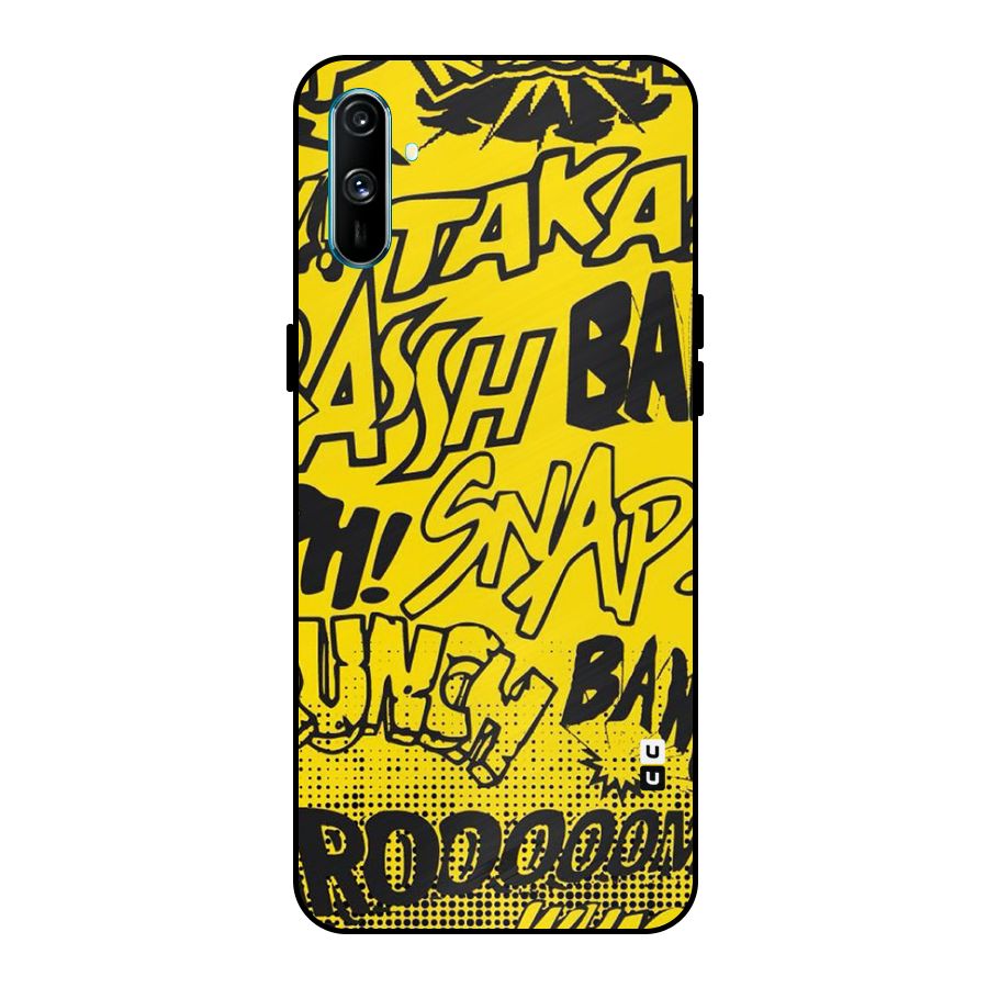 Vroom Snap Metal Back Case for Realme C3