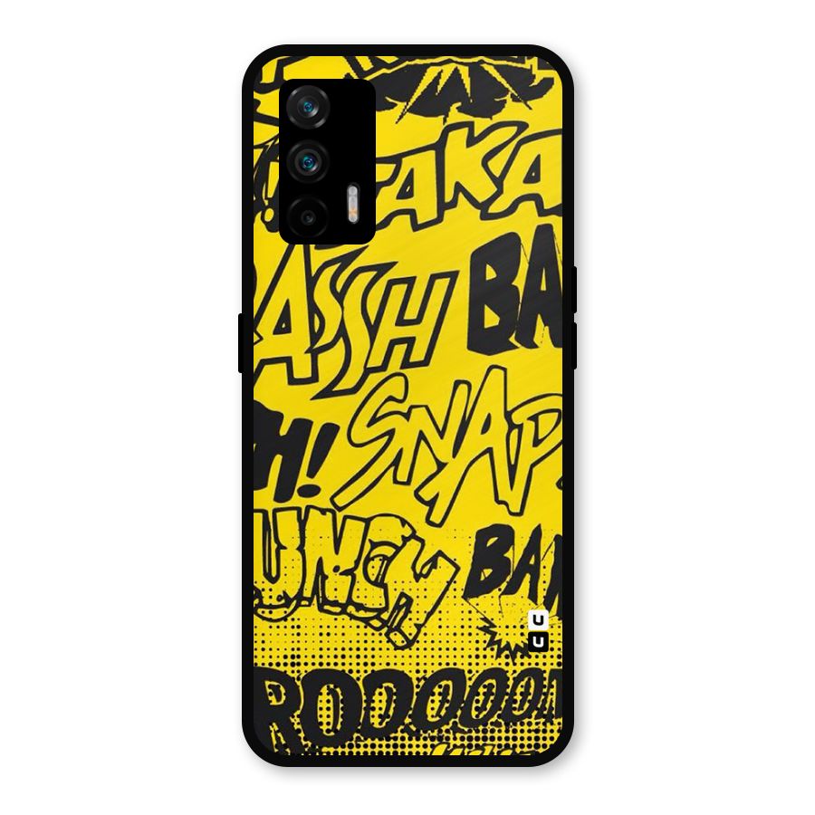 Vroom Snap Metal Back Case for Realme X7 Max
