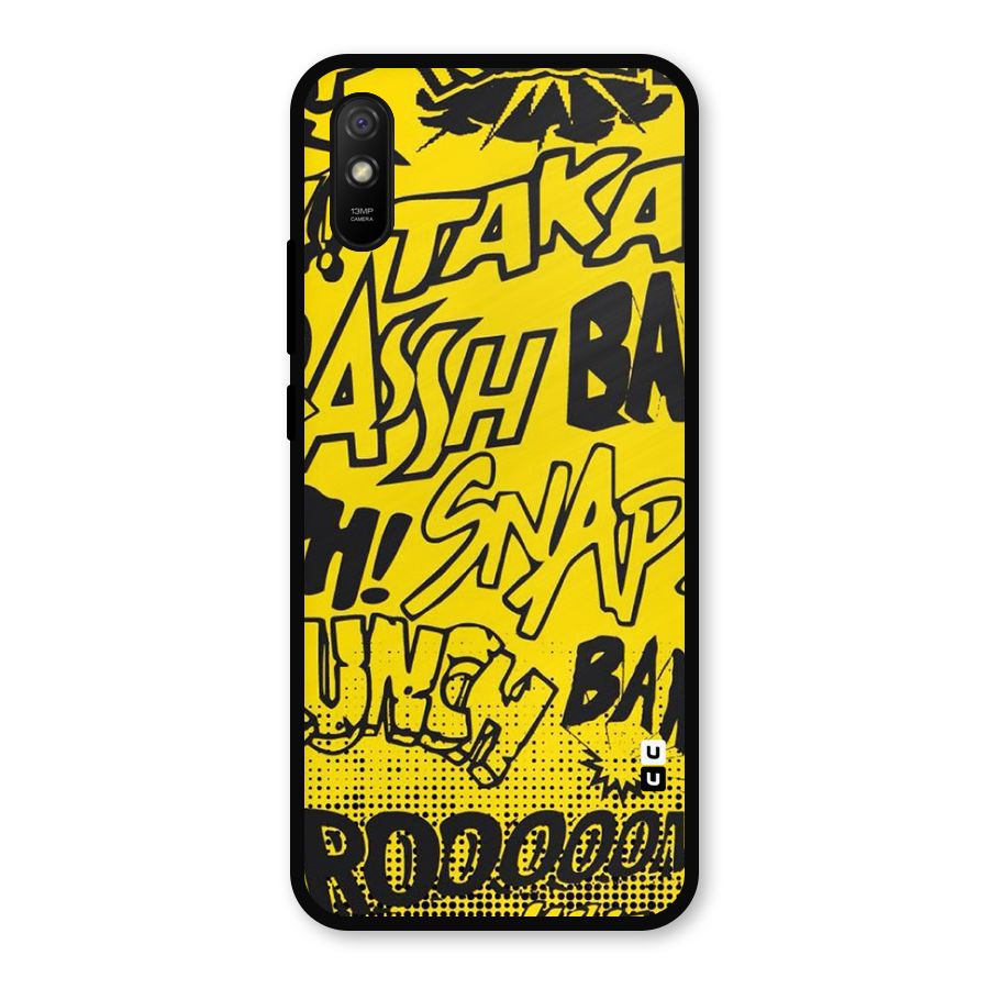 Vroom Snap Metal Back Case for Redmi 9i