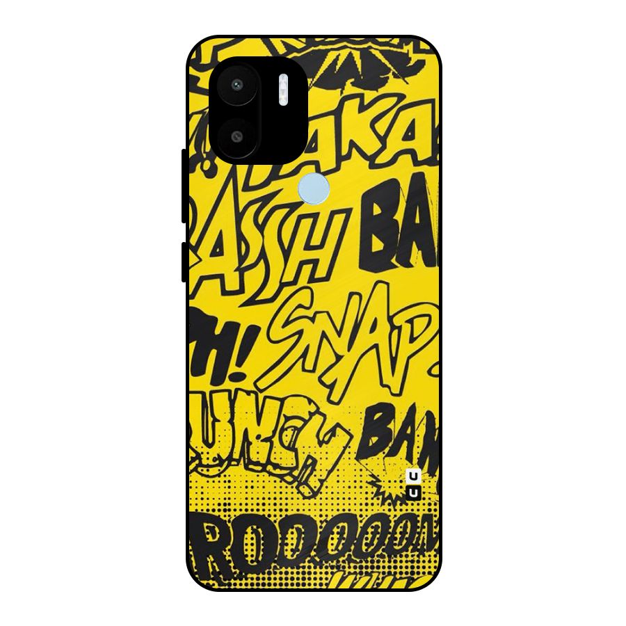 Vroom Snap Metal Back Case for Redmi A2+