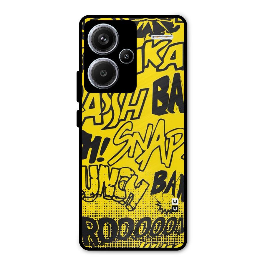 Vroom Snap Metal Back Case for Redmi Note 13 Pro Plus
