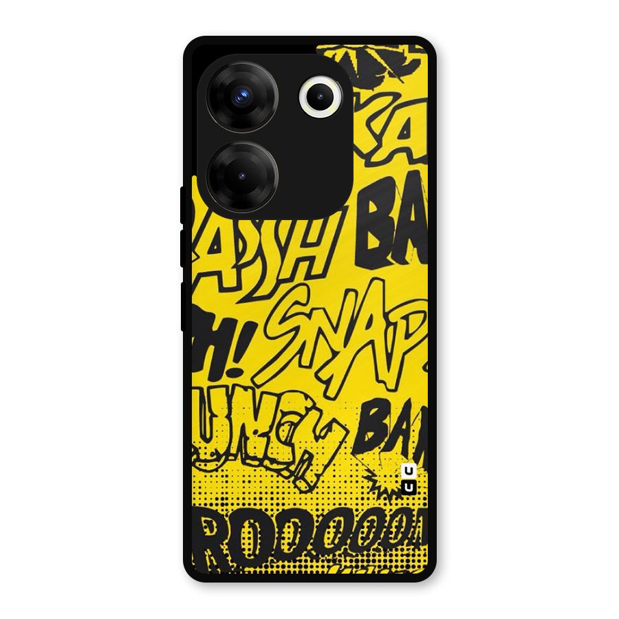 Vroom Snap Metal Back Case for Tecno Camon 20