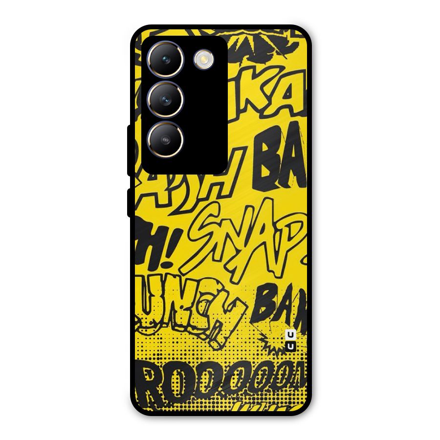 Vroom Snap Metal Back Case for Vivo T3 5G