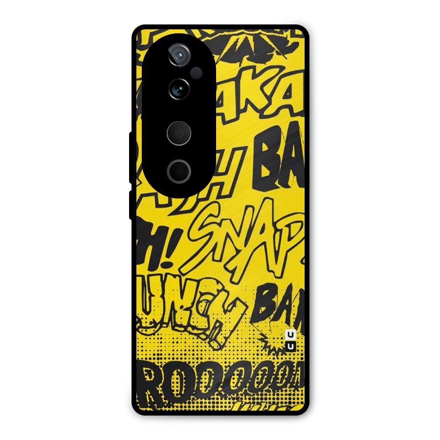 Vroom Snap Metal Back Case for Vivo T3 Ultra