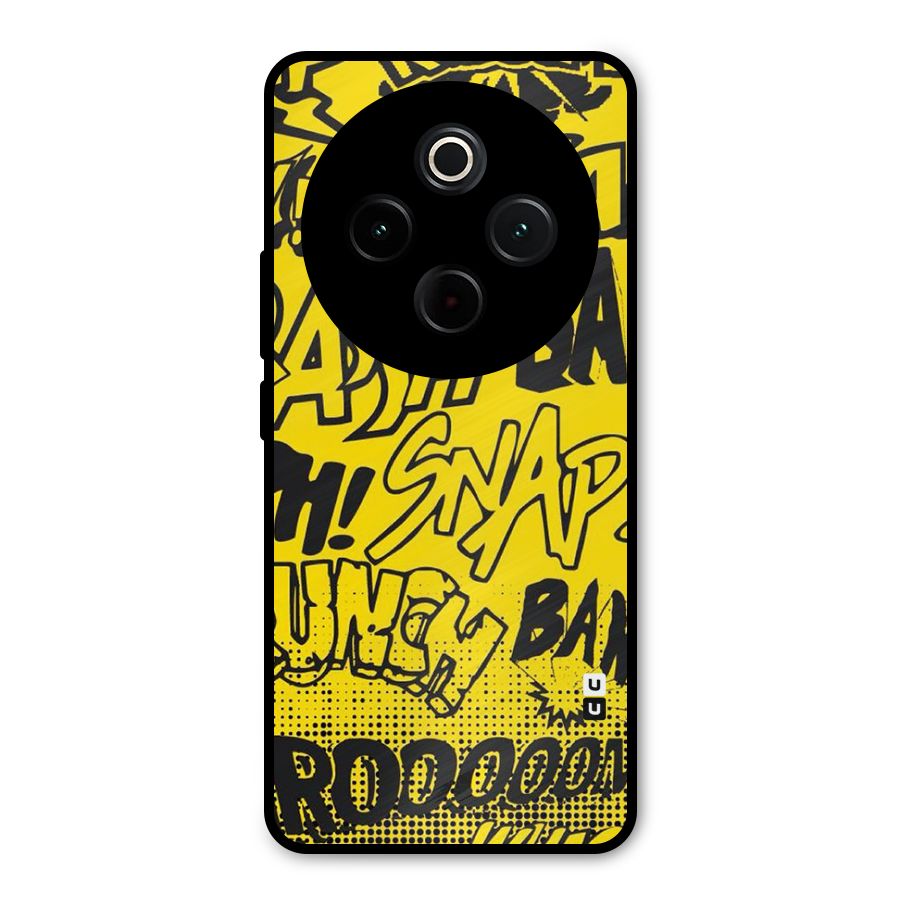 Vroom Snap Metal Back Case for Vivo T4