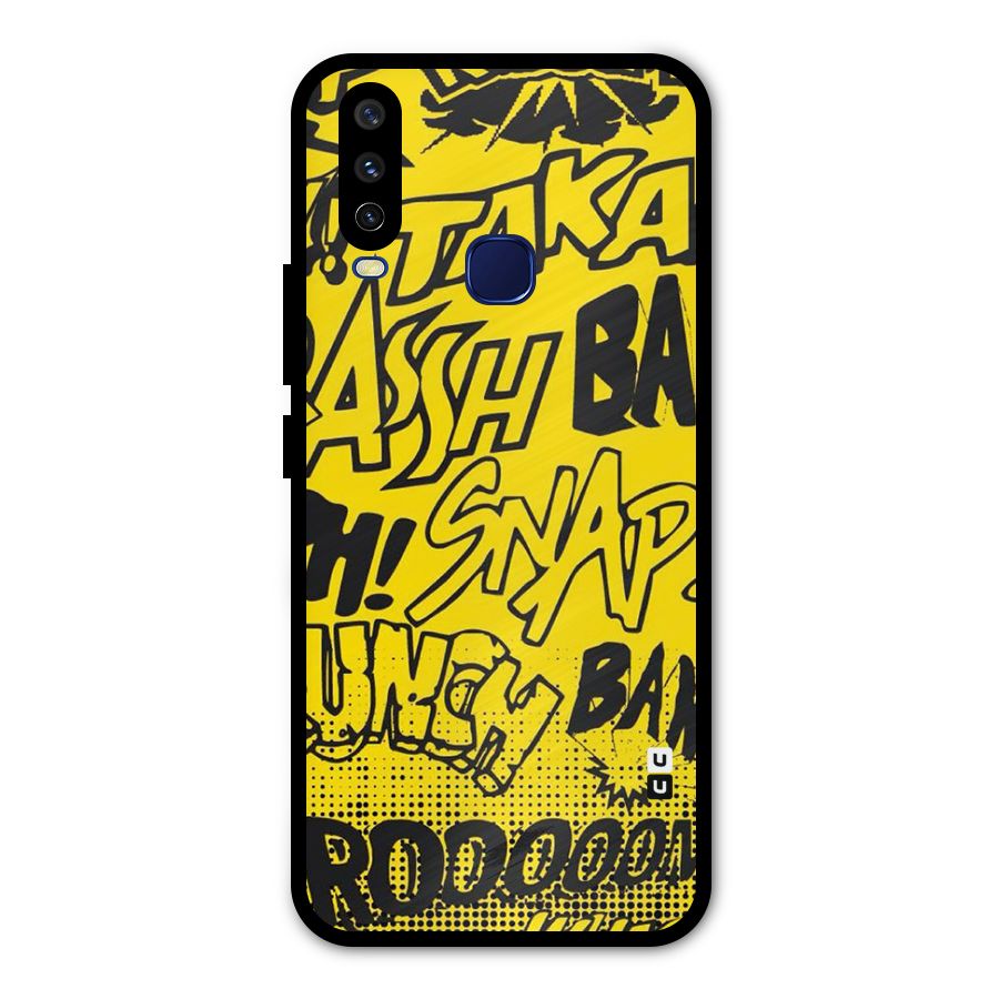 Vroom Snap Metal Back Case for Vivo V17