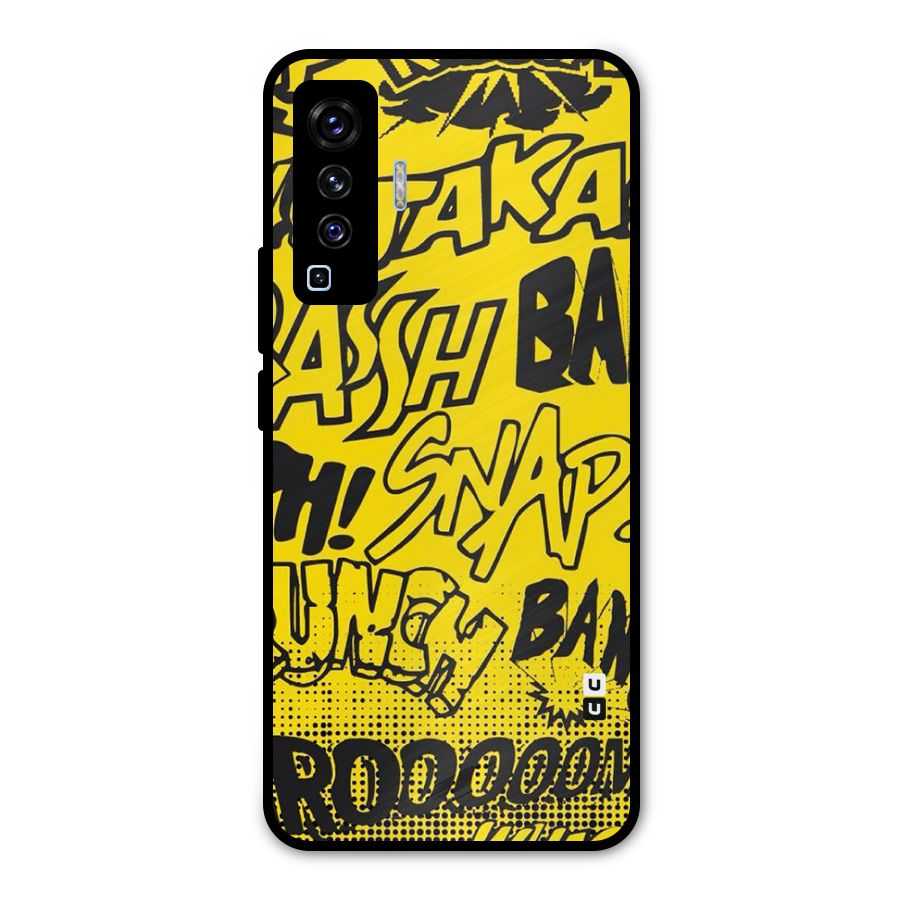 Vroom Snap Metal Back Case for Vivo X50