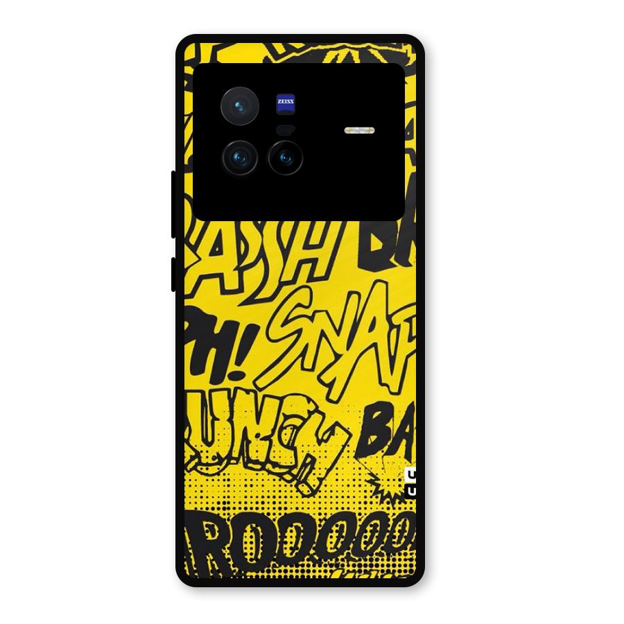 Vroom Snap Metal Back Case for Vivo X80