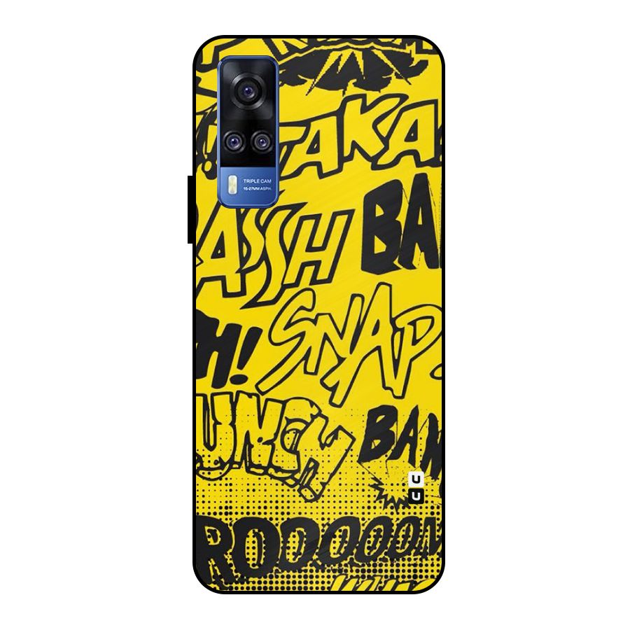 Vroom Snap Metal Back Case for Vivo Y51