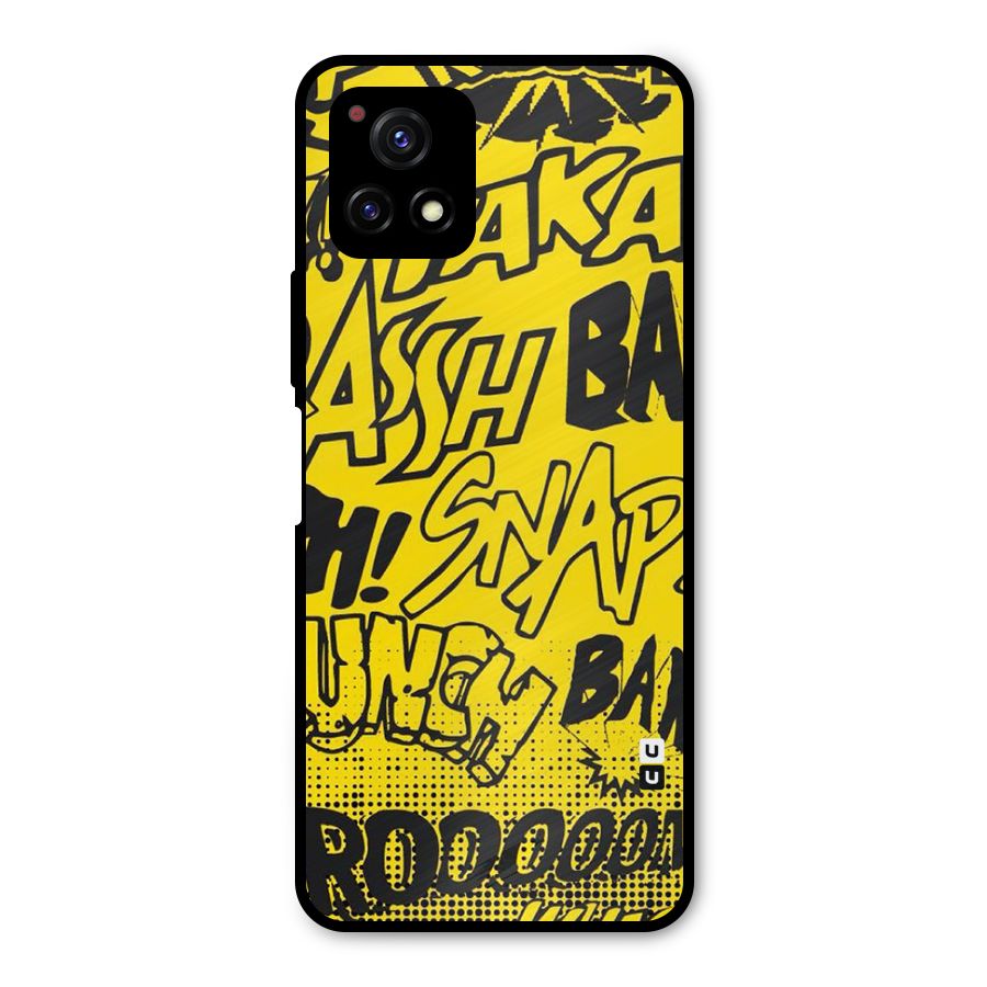 Vroom Snap Metal Back Case for Vivo Y72 5G
