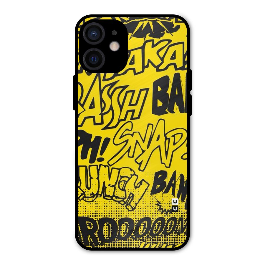 Vroom Snap Metal Back Case for iPhone 12 Mini