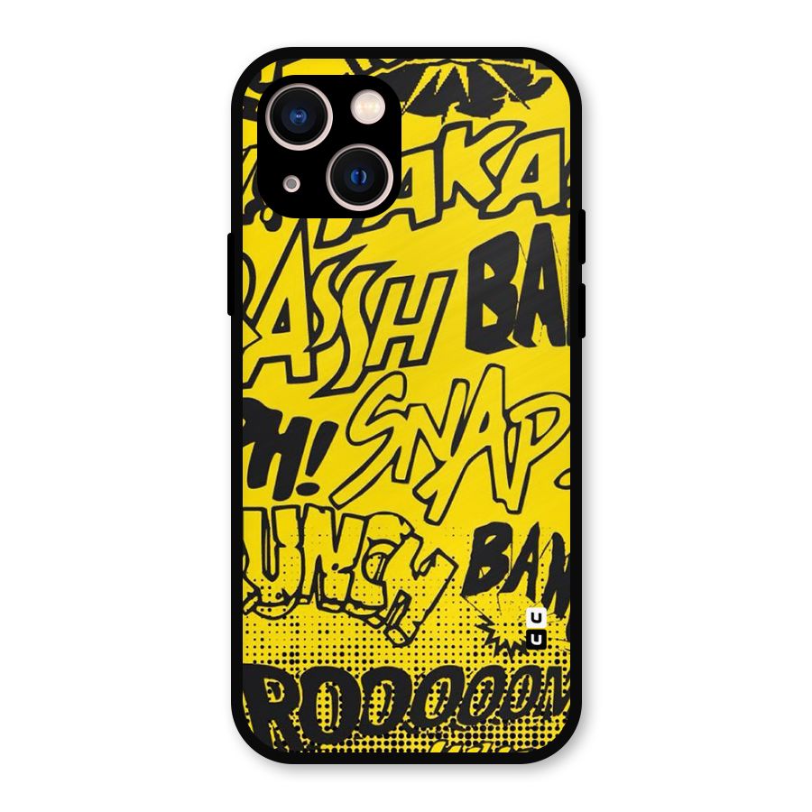 Vroom Snap Metal Back Case for iPhone 13