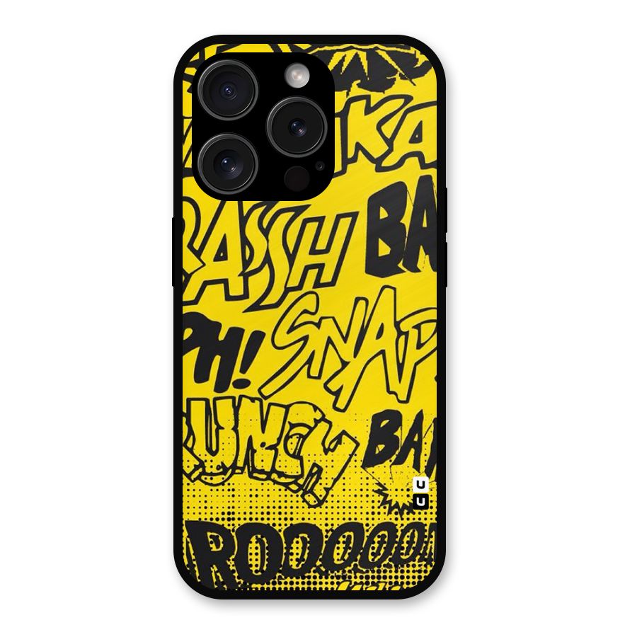 Vroom Snap Metal Back Case for iPhone 15 Pro