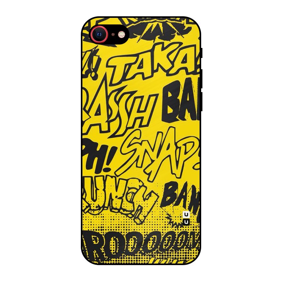 Vroom Snap Metal Back Case for iPhone SE 2020