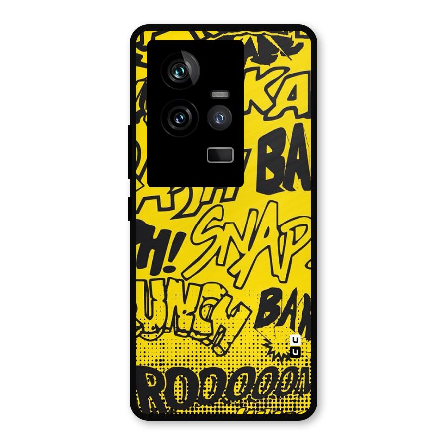 Vroom Snap Metal Back Case for iQOO 11 5G