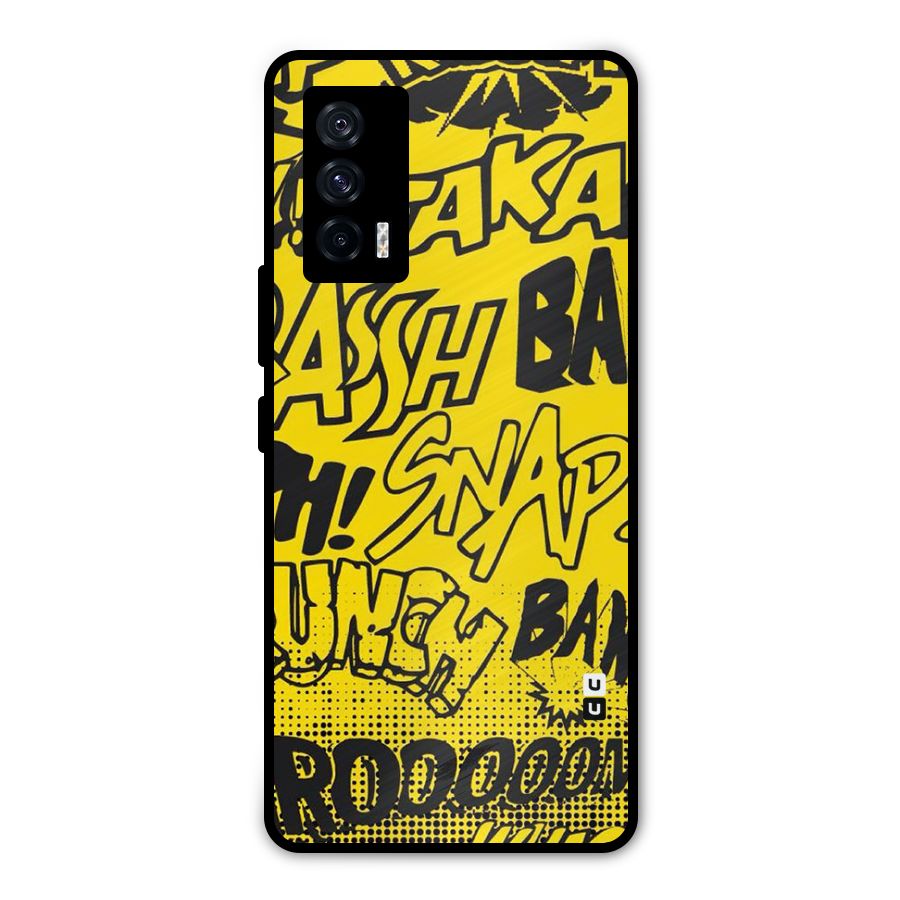 Vroom Snap Metal Back Case for iQOO 7 5G