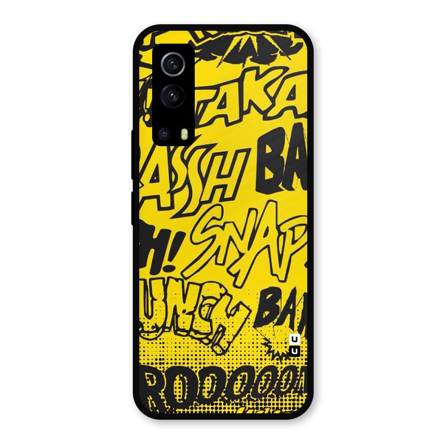 Vroom Snap Metal Back Case for iQOO Z3