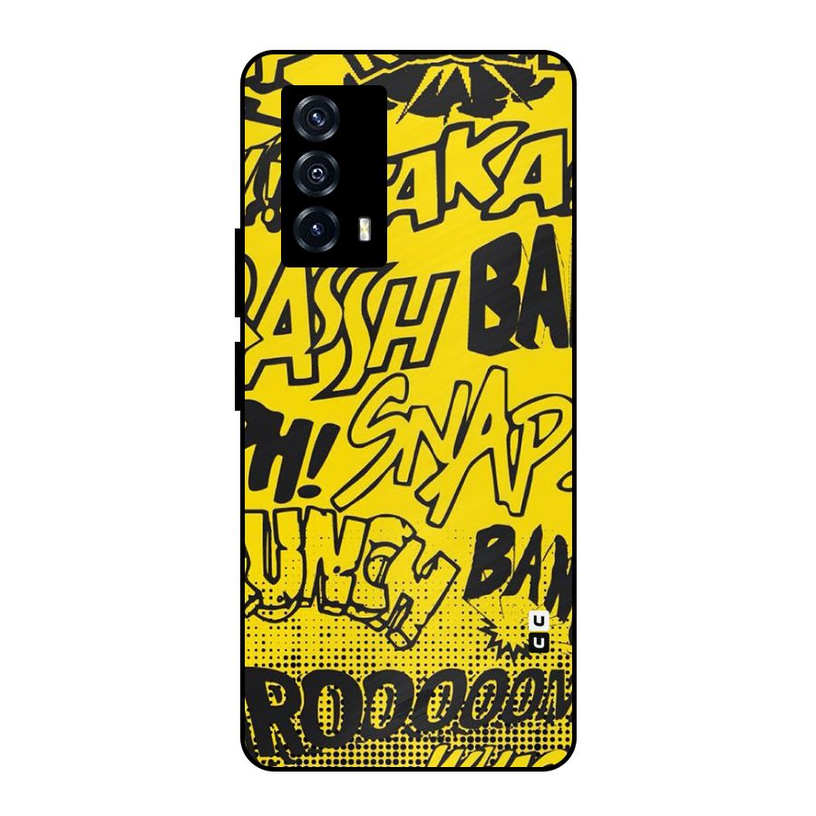 Vroom Snap Metal Back Case for iQOO Z5