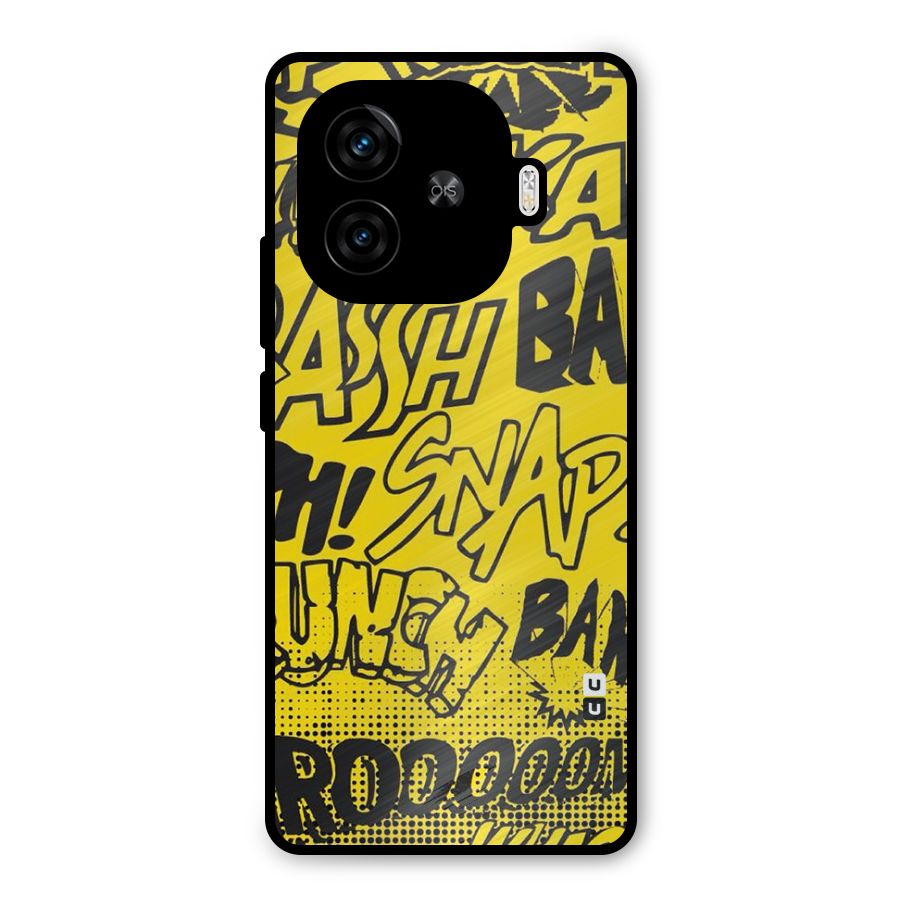 Vroom Snap Metal Back Case for iQOO Z9 Turbo
