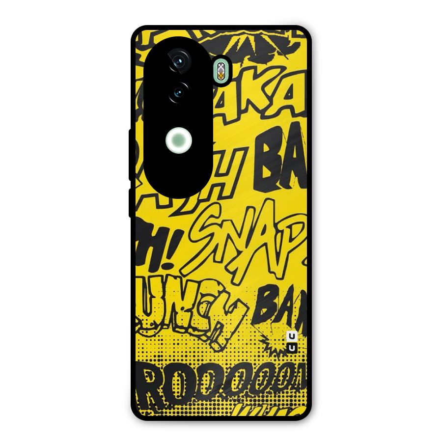 Vroom Snap Metal Back Case for iQOO Z9s