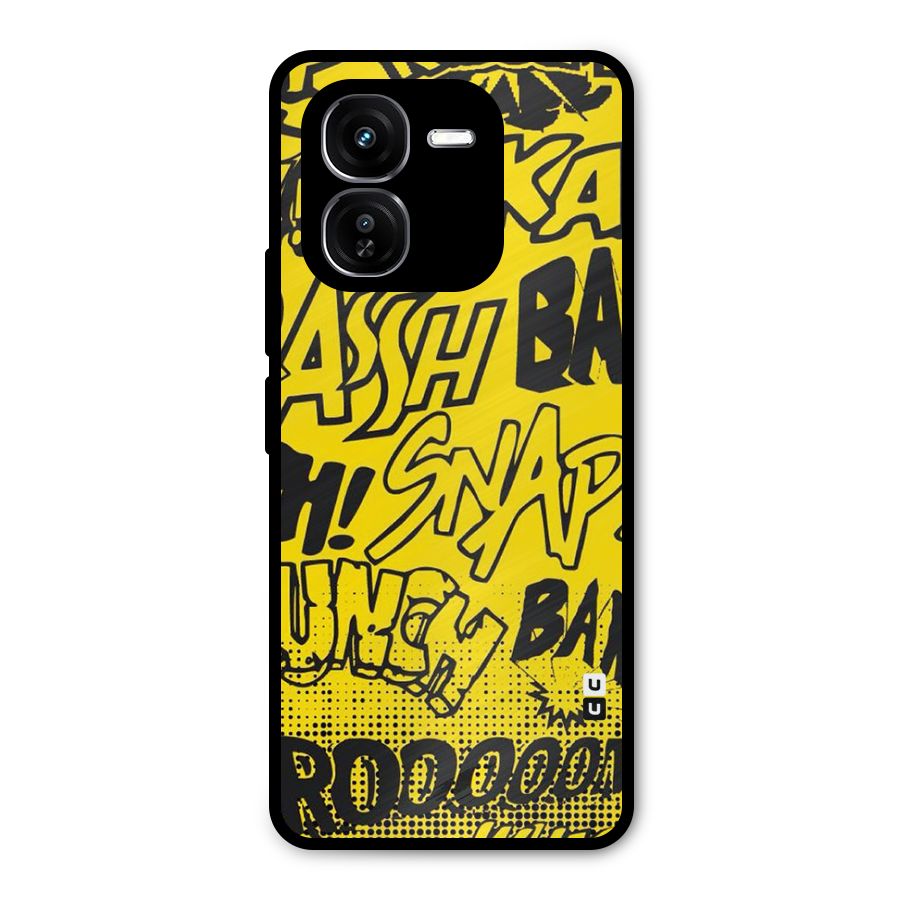 Vroom Snap Metal Back Case for iQOO Z9x