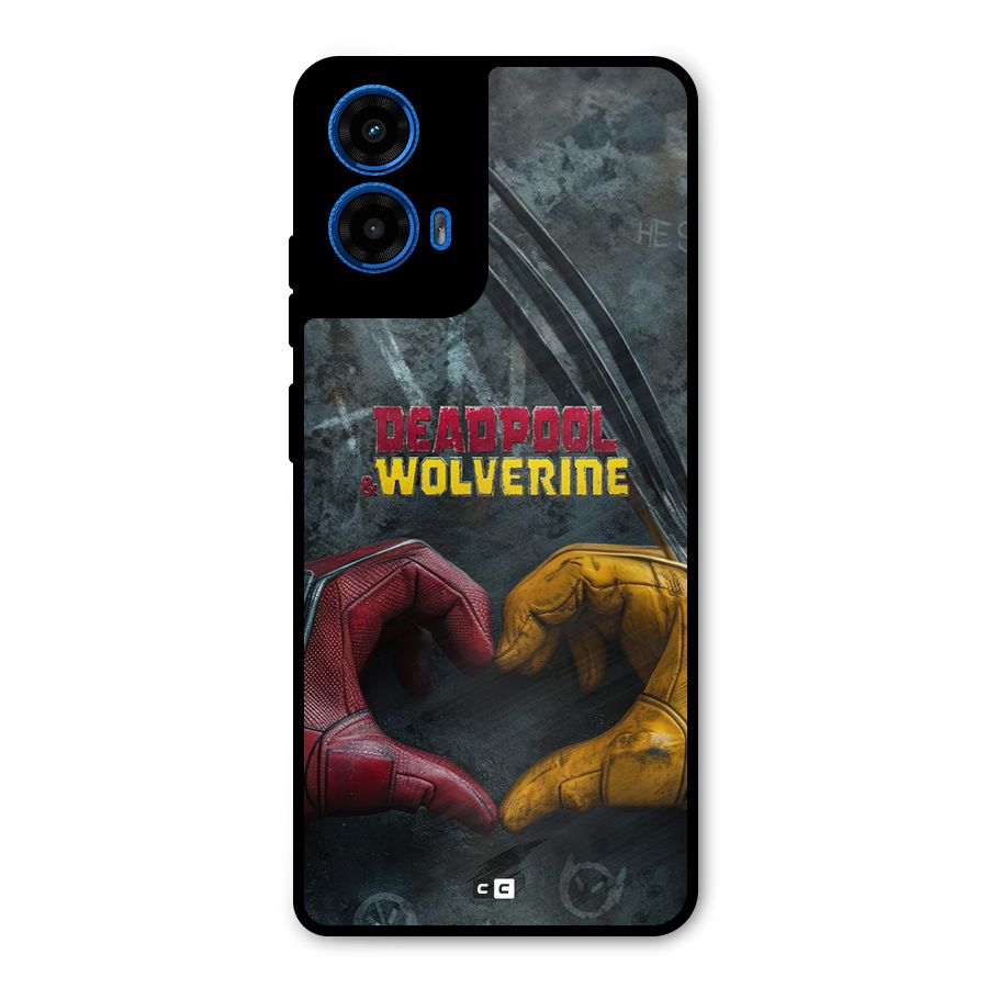 Wade Love Logan Metal Back Case for Moto G45