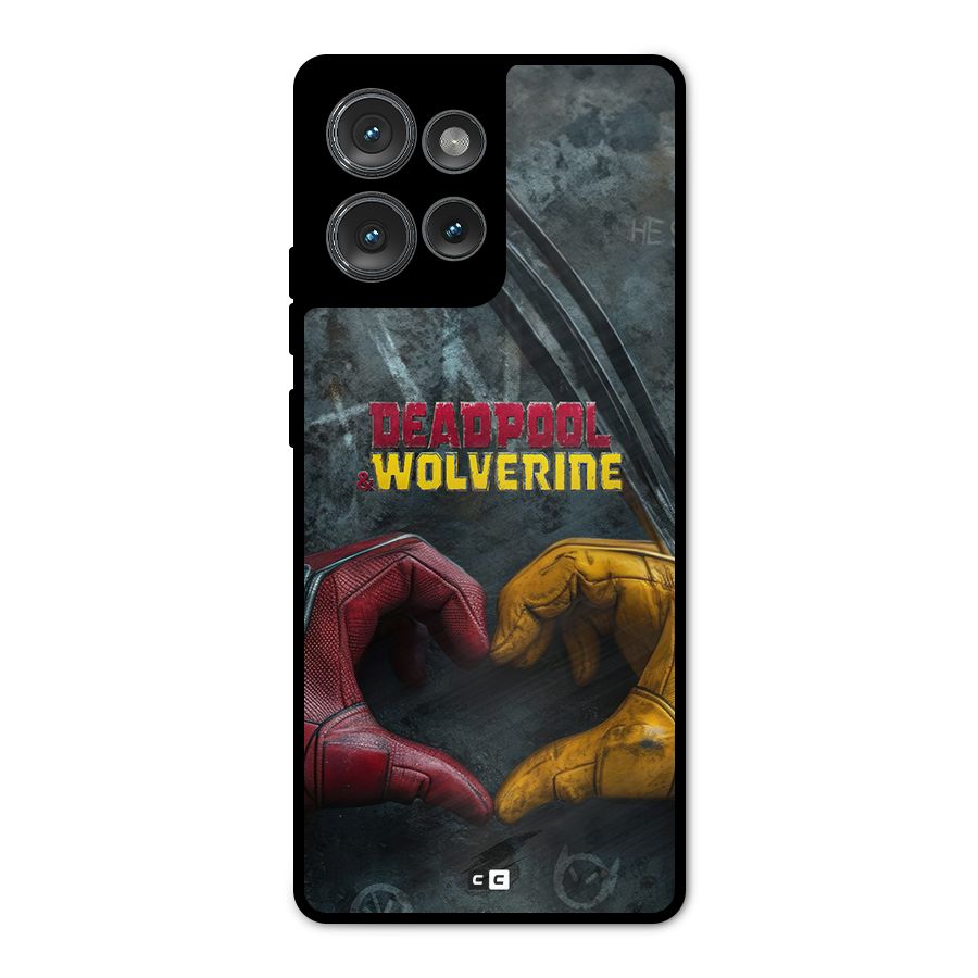 Wade Love Logan Metal Back Case for Motorola Edge 50