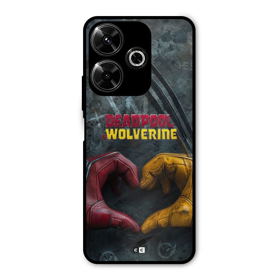 Wade Love Logan Metal Back Case for Poco M6 Plus