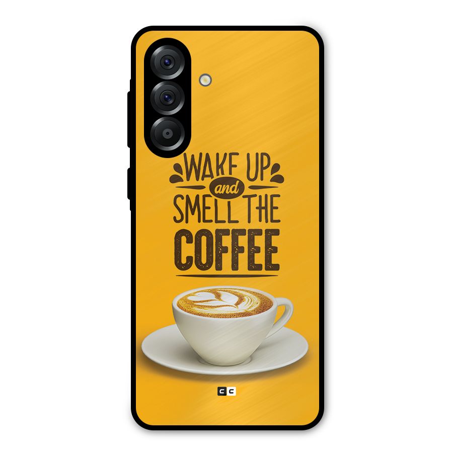 Wake Up Coffee Metal Back Case for Galaxy A56