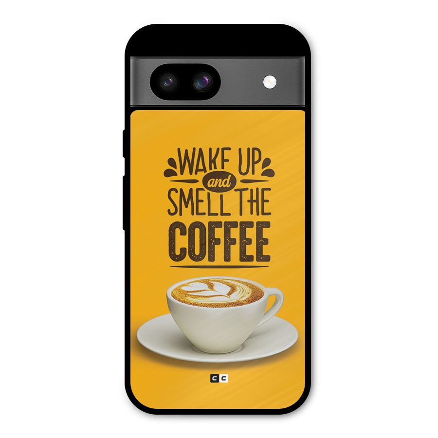 Wake Up Coffee Metal Back Case for Google Pixel 8a