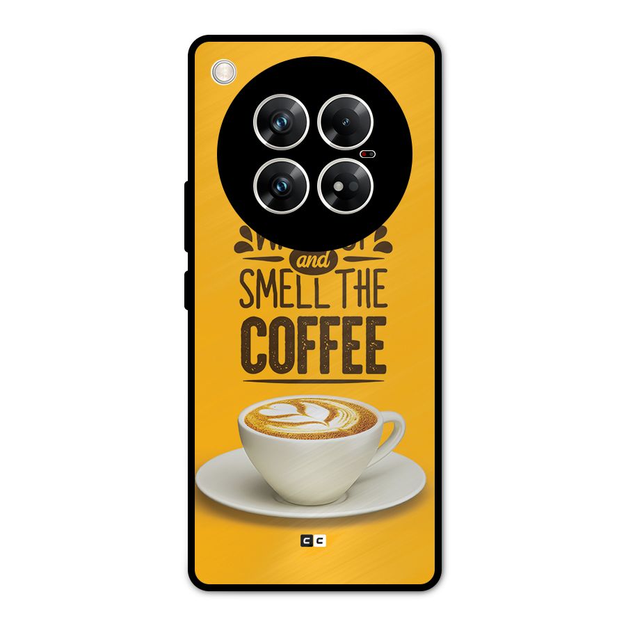 Wake Up Coffee Metal Back Case for Infinix Zero 40 5G